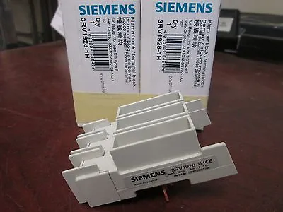 Buy Siemens Terminal Block 3RV1928-1H For Size S0 Type E *Lot Of 2* New Surplus • 30$