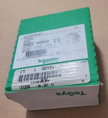 Buy Schneider Electric Contactor Starter 208 Vac Coil, 480v, 7.5hp, 3p, Lc1d12le7 • 99.99$