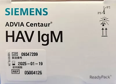 Buy 05004126 Siemens Centaur HAV IgM (100 Tests/Kit) (SMN: 05004126) • 384$