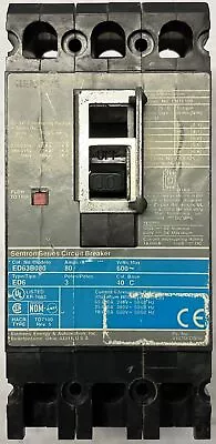 Buy Siemens ED43B100, 100 Amp Circuit Breaker, 3-Pole, 480 Volt • 120$