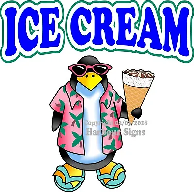 Buy Ice Cream DECAL (Choose Your Size) Food Truck Concession Vinyl Sticker  • 12.99$