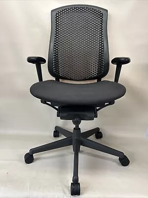 Buy Herman Miller Celle Ergonomic Office Task Chair W/Fabric Cushion Seat. Refurb • 279$