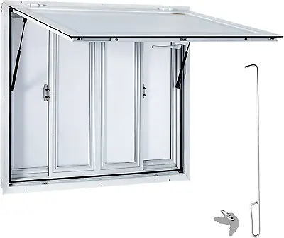 Buy Concession Trailer Serving Window, 36 X 36, Food Truck Awning Stand, Screen Door • 519.99$