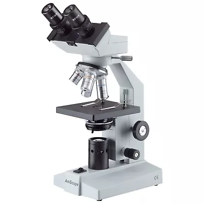 Buy AmScope B100C 40X-2500X Binocular Biological Microscope • 145.31$