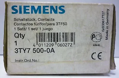 Buy Siemens 3TY7500-0A Repair Contact Kit • 359.99$