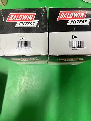 Buy (LOT OF 2) Baldwin Filters B6 Oil Filter,Spin-On,Full-Flow SHIPS FREE • 24.99$