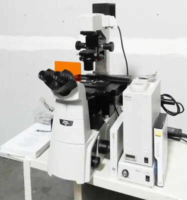 Buy R187075 Nikon Eclipse Ti-S L100 Inverted Phase Contrast Microscope 5 Objectives • 13,000$