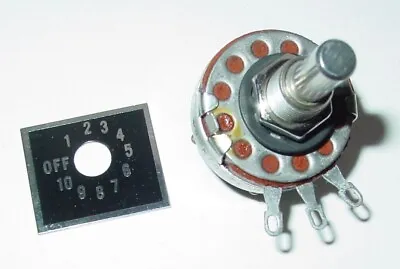 Buy Allen Bradley 2A 125V Potentiometer Audio Replacement Part Type JS NOS • 8.99$