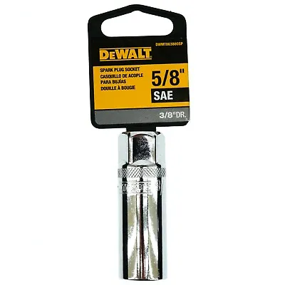 Buy Dewalt DWMT86380OSP 5/8  SAE Spark Plug Socket, 3/8  Drive, 86-380D • 4.24$