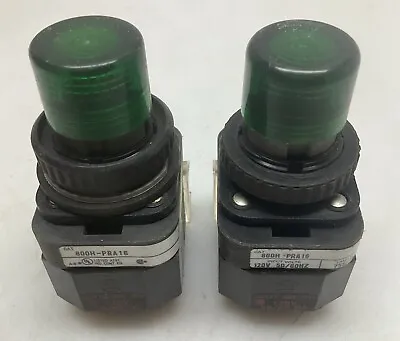 Buy 2 Pack Allen Bradley Push Button Switch Green 120 Volt 50/60hz 800H-PRB16 • 25$