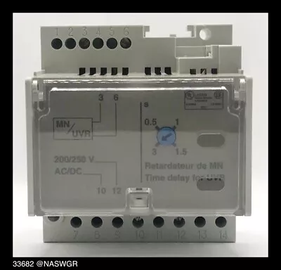 Buy Schneider Electric 33682 Time Delay Relay For MN ~ 200-250vAC - Unused Surplus • 500$