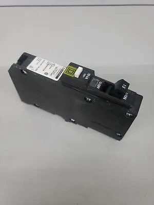 Buy Square D QO115PCAFI 1P 15A 120 240V Type QOP Plug In Neutral Combination Breaker • 24.29$