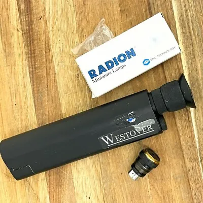Buy Westover Portable Hand Held Microscope W/ Box Of Radion Miniature Lamps & Bag • 59.95$
