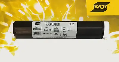 Buy ESAB Sureweld 812000008 6010 3/32  Stick Electrodes Welding Rods • 38.89$