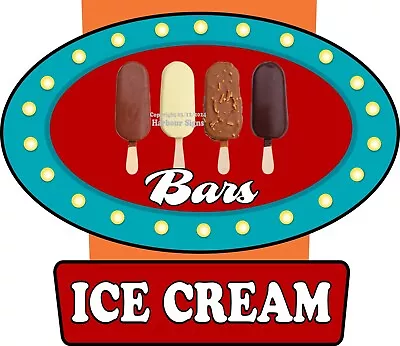 Buy Ice Cream Bars DECAL Concession Food Truck Vinyl Sticker  Icv • 41.99$