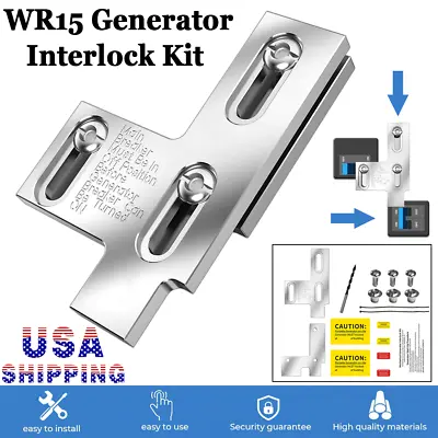 Buy Generator Interlock Kit For Siemens 200 Amp Murray 150 Amp Breaker Panels Billet • 35.99$