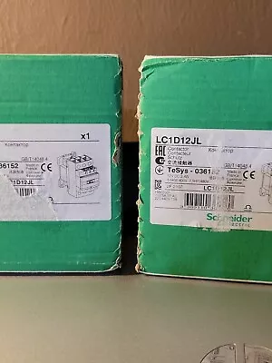 Buy 2 Schneider Electric TeSys - 036152 LC1D12JL New Coils Open Box • 44.95$