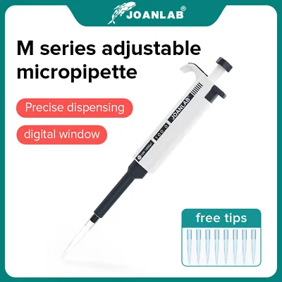 Buy  Autoclavable Single Channel Pipette Adjustable Lab Micropipette Pipettors  • 29.60$