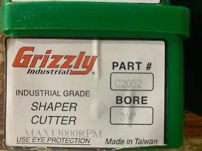 Buy Grizzly Shaper Cutter C2052 • 27.95$
