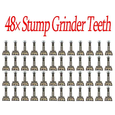 Buy 48 Pcs Stump Grinder Teeth Alternative • 354.99$
