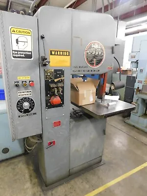 Buy DoAll Model 2013-20 Vertical Bandsaw Variable Speed Band Saw • 1,200$