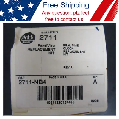 Buy 2711-NB4 New AB 2711-NB4 Real-Time Clock PanelView 300 Keypad & 550/600 Touch US • 416$