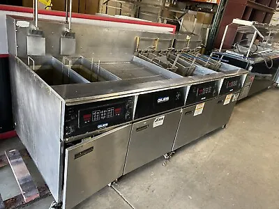 Buy  GILES  HD COMMERCIAL 3 BANKS ELECTRIC 480V, 3PH FRYERS W/AUTO LIFT &DUMSTER • 1,475.76$