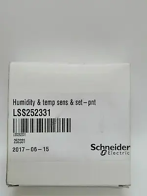 Buy New | Schneider Electric | LSS252331 | Indoor Humidity & Temp Sensor 0-40°C Chan • 151.20$
