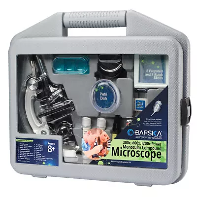 Buy Barska Kids Beginner Microscope Kit With Carrying Case AY12938 • 59.99$
