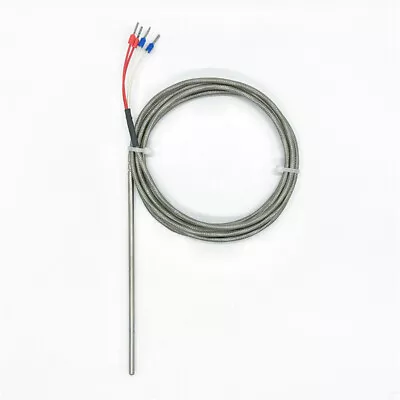 Buy Class A Pt100 RTD Temperature Sensor With 2m Cable Up To 400℃ Probe Diameter 4mm • 11.50$