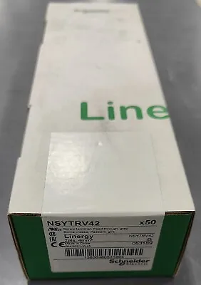 Buy New Sealed (10 BOXES OF 50) Schneider Electric NSYTRV42 Terminal Block FREE SHIP • 300$