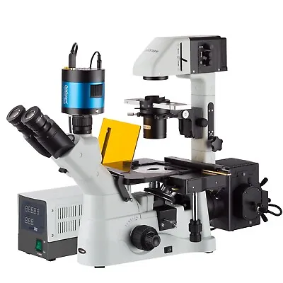 Buy Inverted Phase-Contrast Fluorescence Microscope 40X-1500X W 6MP Low-light Camera • 14,794.99$