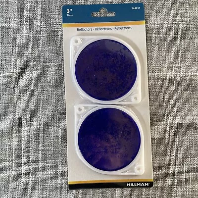Buy Hillman 844011 Adhesive Reflector Blue ( 3 Inch ) • 8.54$