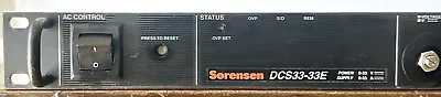 Buy Sorensen DCS33-33EM1M13 DC Power Supply 0-33V/0-33A • 650$