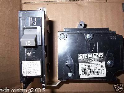 Buy ITE Siemens B115HH 1 Pole 15 Amp 120V 65KA Type HBL Circuit Breaker  AK  • 24$
