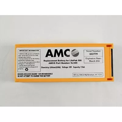 Buy Replacement Battery For The Medtronic LifePak 500 (LP-500) AED • 186.84$