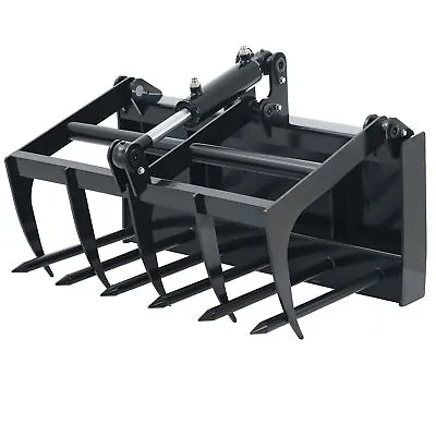 Buy Hydraulic Fork Grapple Attachment Skid Steer Root Grapple Attachment 38  Long • 1,199.99$