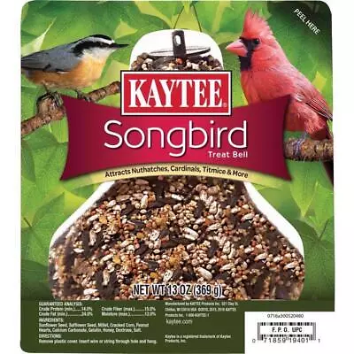 Buy Kaytee 100064694 13 Oz. Song Bird Bell For Seed Cake Feeders 6-1/2 H In. • 12.20$