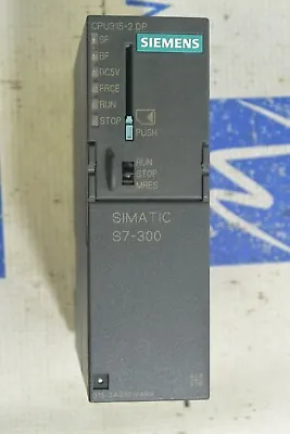 Buy Siemens Simatic S7-300, 6ES7 315-2AG10-0AB0, CPU315-2 DP Processor 24VDC *USED • 488$
