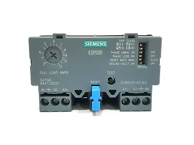Buy Siemens Esp200 Solid State Overload Relay 48atc3s00 3-12a / Fast Shipping  • 230.30$