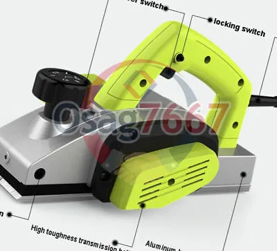 Buy Powerful Hand Hero Wood Planner Woodworking Power Tools 1000W 220V #WD10 • 128.13$