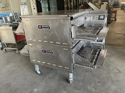 Buy 2018 Middleby Marshall PS638G Gas Conveyor Pizza Oven Double Stack WOW2 Kitchen • 1$