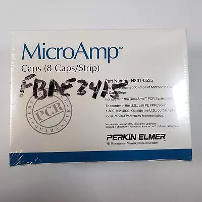 Buy Applied Biosystems Perkin Elmer N801-0535 MicroAmp Caps Qty 300 Strips/8 Caps • 34.95$