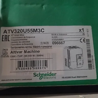 Buy Schneider Electric ATV320U55M3C Altivar Machine ATV320 5.5kW Drive • 750$