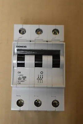Buy Siemens C6 3 Pole Circuit Breaker Part No. 5SX2 • 25$