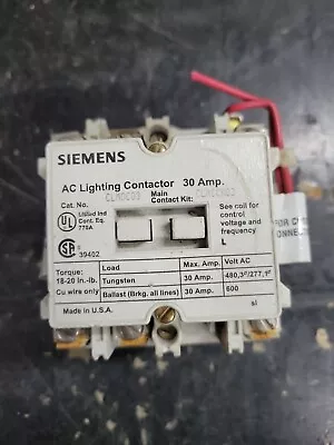 Buy Siemens CLM0C03 AC Lighting Contactor 30 Amp • 53.99$