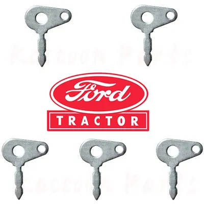 Buy 5Pcs Ford New Holland Tractor Ignition Keys 4140 4200 4330 4340 4410 4600 TW5 • 8.95$