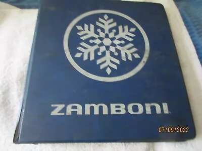 Buy Rare Factory ZAMBONI Machine Binder With Service Operating Repair Parts Manuals  • 188$