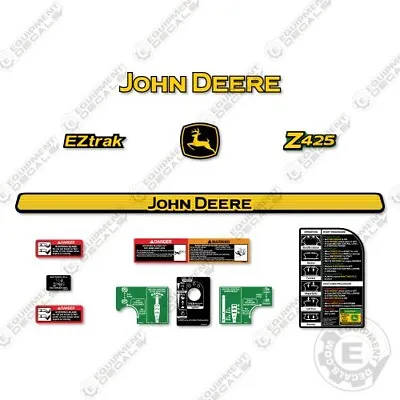 Buy Fits John Deere Z425 Decal Kit Mower - 7 YEAR OUTDOOR 3M VINYL! • 94.95$