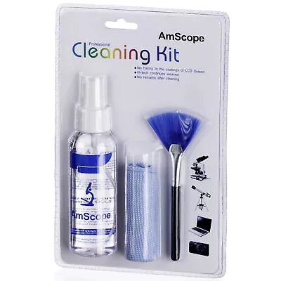 Buy AmScope 3 In 1 Professional Cleaning Kit - Microscopes Cameras Laptop LCD Screen • 15.99$